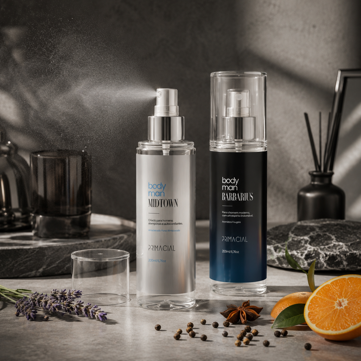 Kit Body Splash como presente masculino elegante